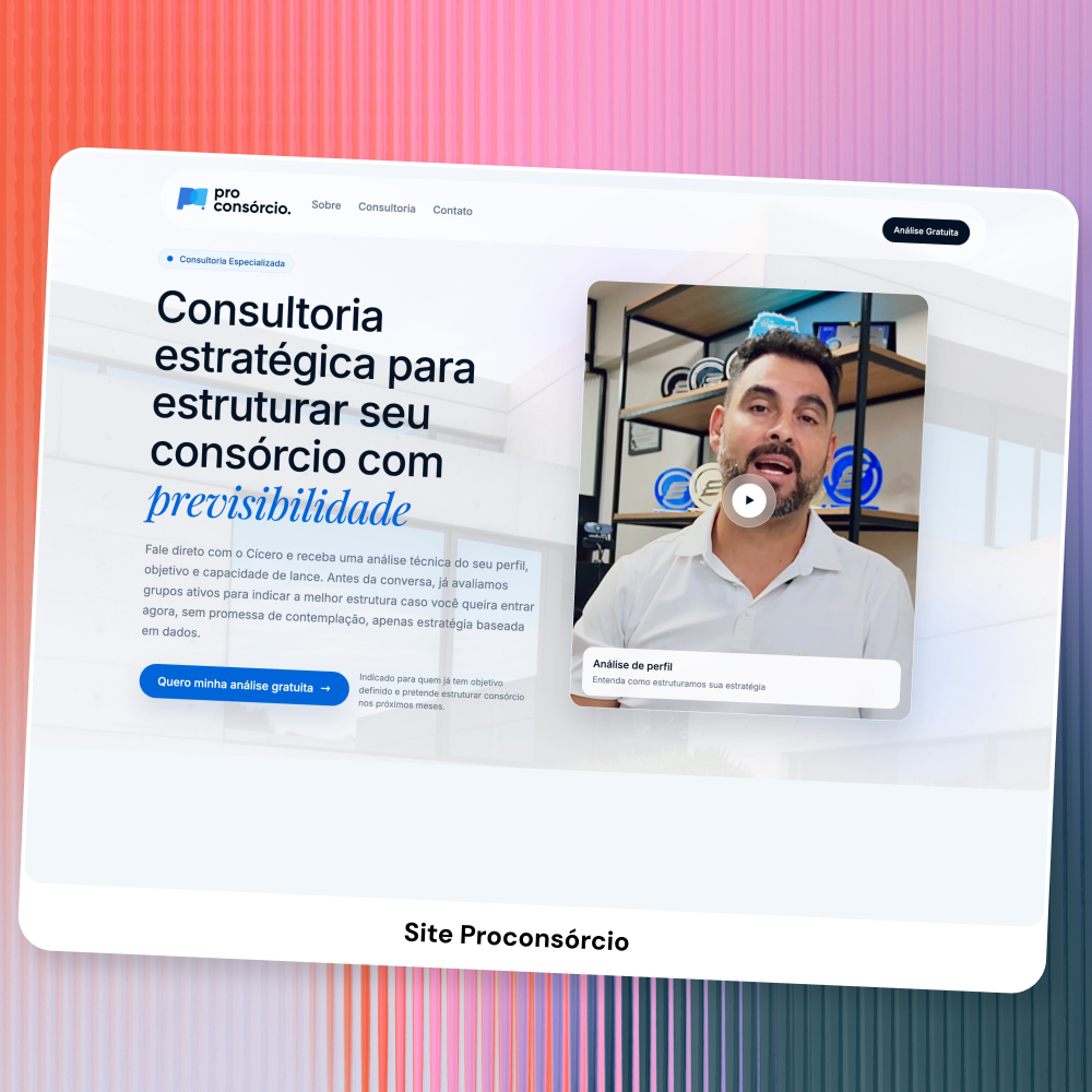 Foto do projeto Proconsórcio e Anjos